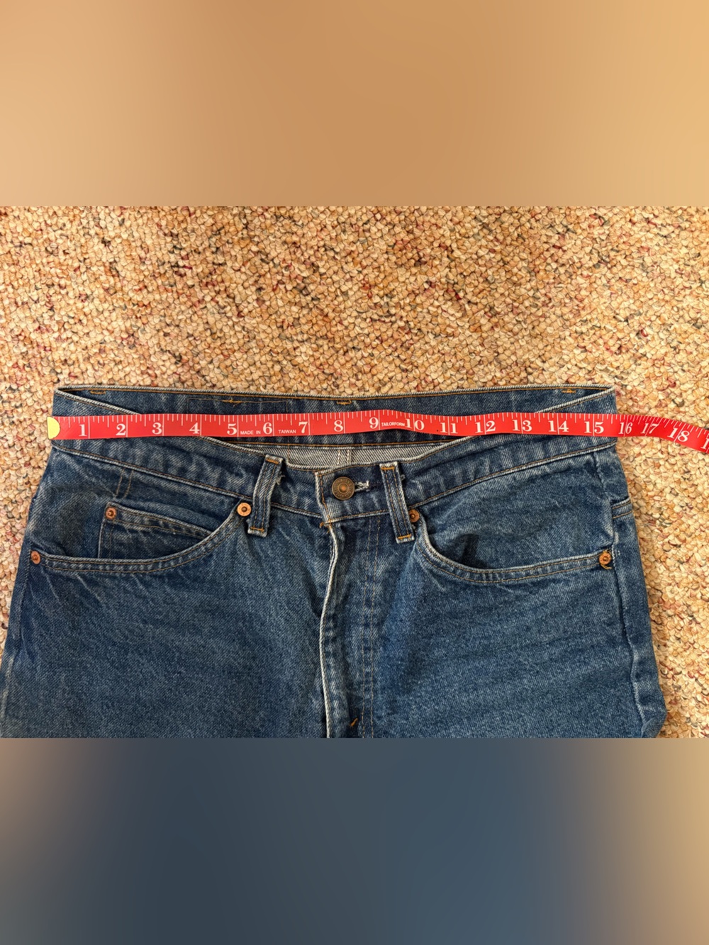 VINTAGE made in the USA Levi’s 517 orange tab 32x32 mens jeans - Picture 3 of 8